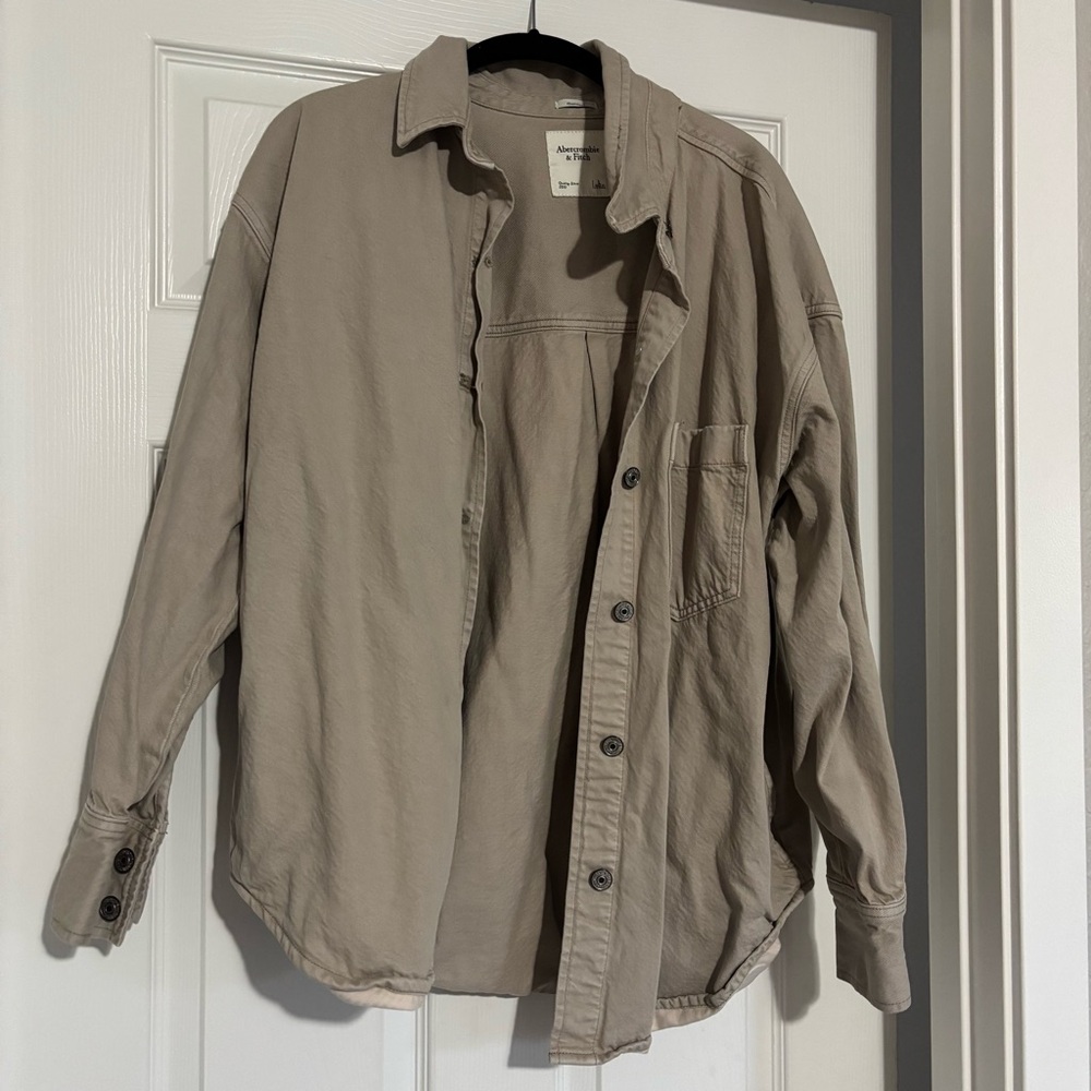 Abercrombie button down shacket